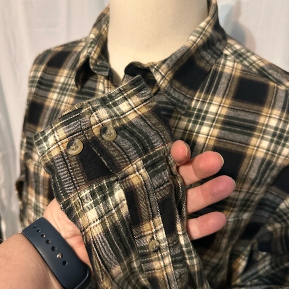 Redhead Men’s Sz XL Long Sleeve Button Down 100% Cotton Heavier Weight Shirt. - Picture 4 of 7